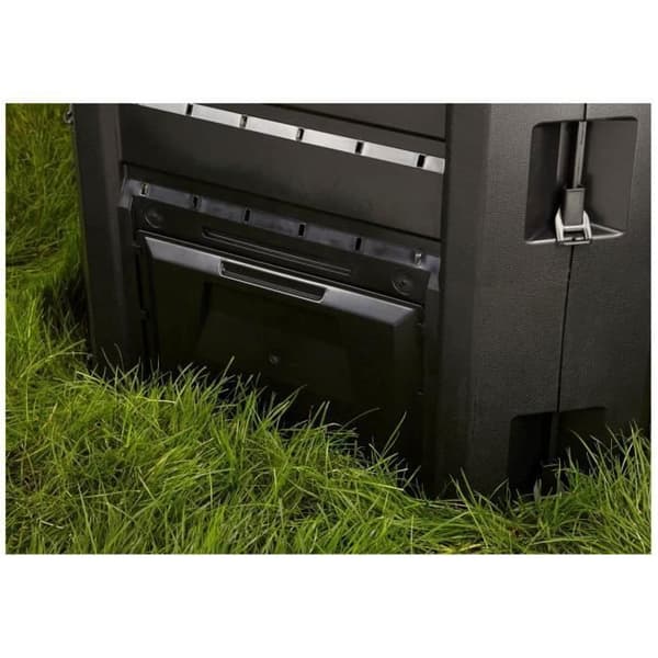 PROSPERPLAST Composter Compogreen 1600L svart 82,6x261x71,9 cm