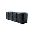 Miniatyrbild 1 av 3: PROSPERPLAST Composter Compogreen 1600L svart 82,6x261x71,9 cm