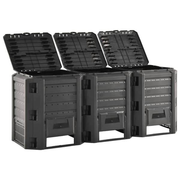 Kompostlåda svart 1200 L