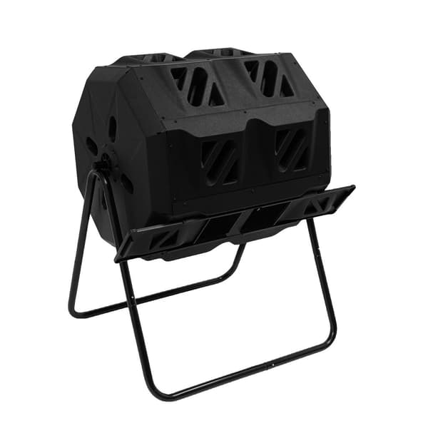Havekompostbeholder, 160L kapacitet, brugervenligt tumle-design,160L