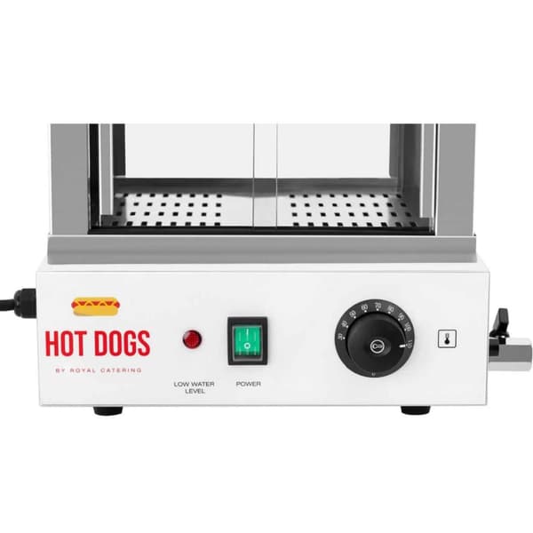 Varmelegeme, varmedisplay til 100 hotdogs, 25 rullepølse, 1000W