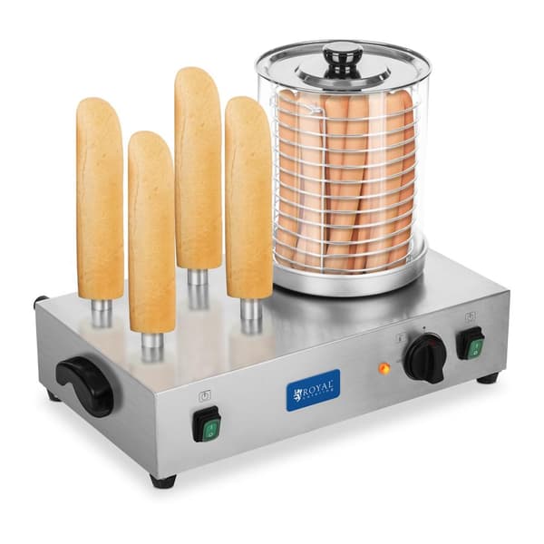Vedenlämmitin hot dogeille ja HOT DOG pullille 2 x 300W