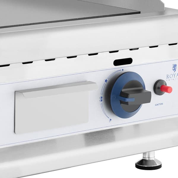 Glat justerbar gasgrill til propan-butangas 0,03 bar 35 x 40 cm 3000 W