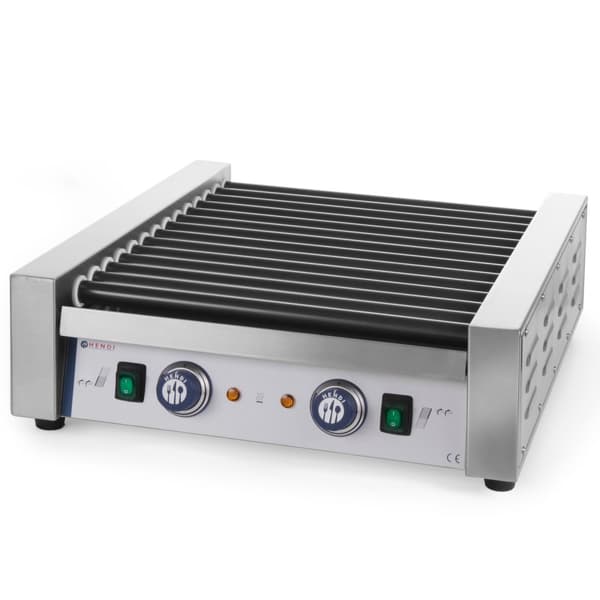 Rullagrilli rullalämmitin hot dogeille, 14 rullaa, 1480W - Hendi 268735