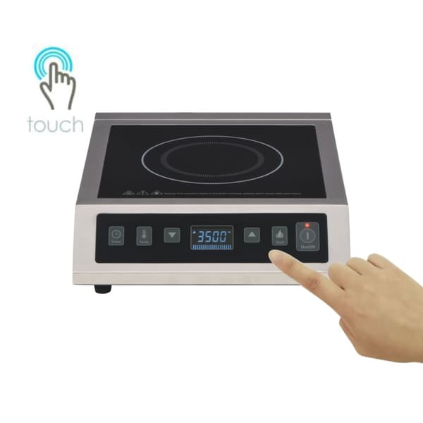 vidaXL elektrisk induktionskogeplade med touch-panel 3500 W