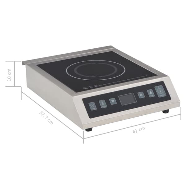 vidaXL elektrisk induktionskogeplade med touch-panel 3500 W