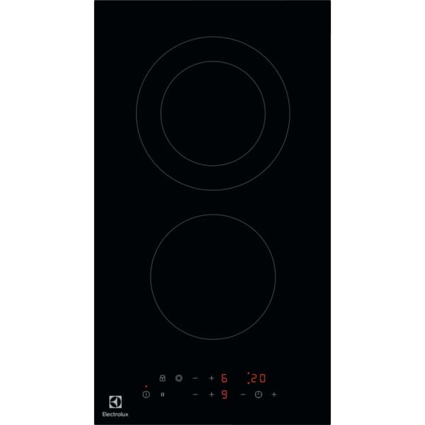 Electrolux LHR3233CK hob Black Built-in Ceramic 2 zone(s) Sort