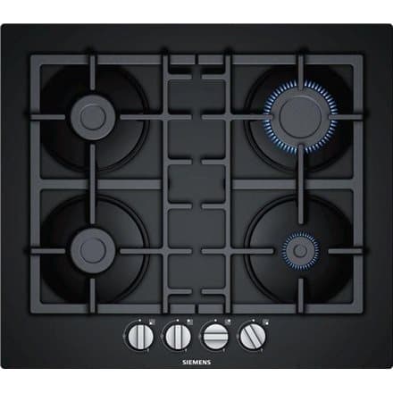 Siemens iQ300 EN6B6PB90 hob Black Built-in 60 cm Gas 4 zone(s) Sort