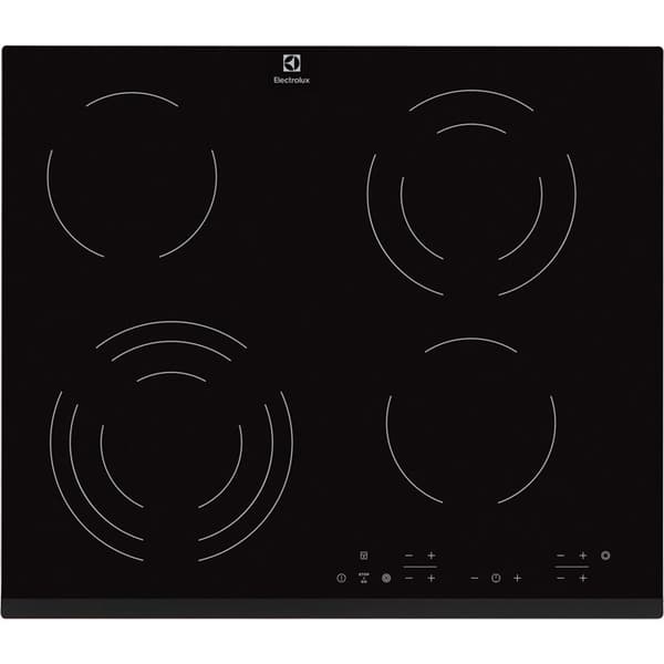 Electrolux EHF6343FOK hob Black Built-in 60 cm Ceramic 4 zone(s) Sort