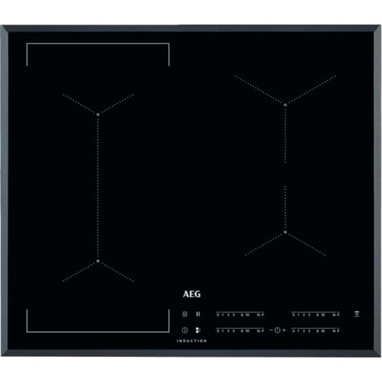 AEG IKE64441FB Black Builtin 60 cm Zone induction hob 4 zone(s) CDON