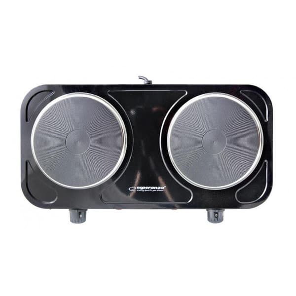 Esperanza Ekh010k Bærbar Elektrisk Kogeplade Sort One Size / EU Plug