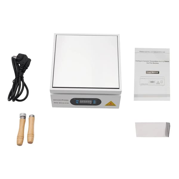 Mikrocomputer Elektrisk Kogeplade, 700W Effekt, Justerbart Temperaturinterval,HVID