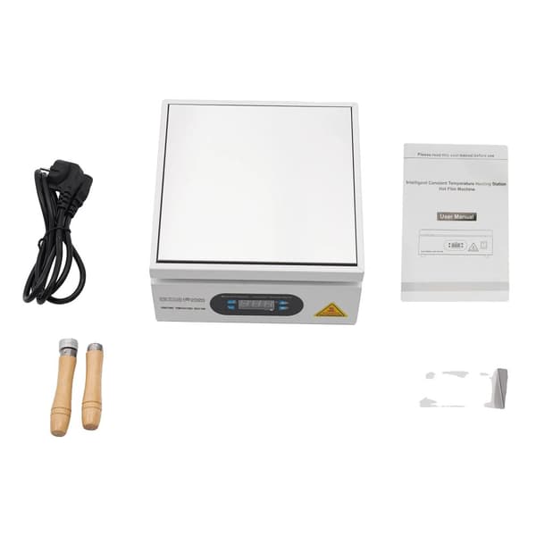 Mikrocomputer Elektrisk Kogeplade, 700W Effekt, Justerbart Temperaturinterval,HVID