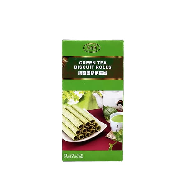 Grönt te Kexrulle 124g Crispy Fragrance Garden