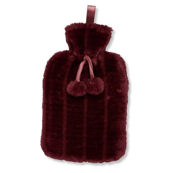 Ribbon Classic Faux Fur Hot Water Bottle Cover