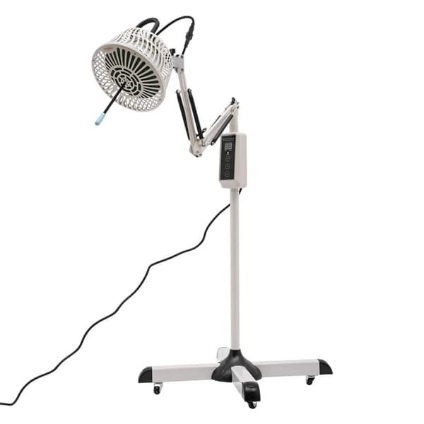 Infraröd Akupunkturterapilampa, 300W Effekt, Justerbar Ljustemperatur,svart vit