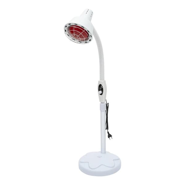 Infrarød Terapi Lampe, Justerbar Højde, Tilpasselig Temperatur,Hvid