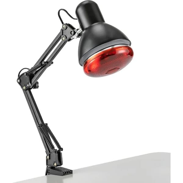 Justerbar højde, 150W effekt, 360° vinkel,Sort
