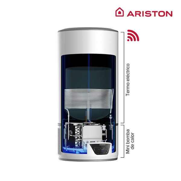 Ariston Vertikal Elektrisk Termo Lydos Hybrid Wifi 100l Durchsichtig