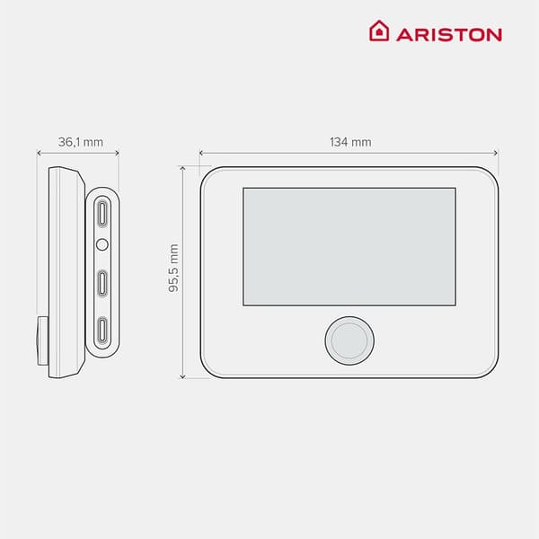 Ariston Langallinen Termostaatti Sensys Net Hd Kirkas