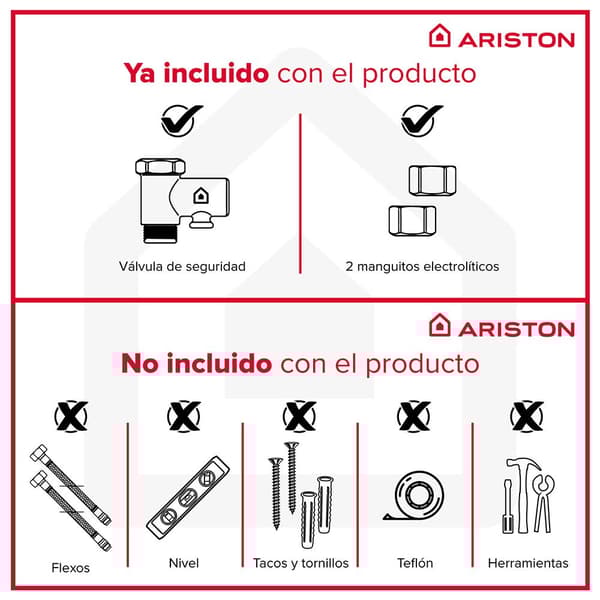 Ariston Vandret Elektrisk Termo Blu1 Eco 80l 1500w Transparent