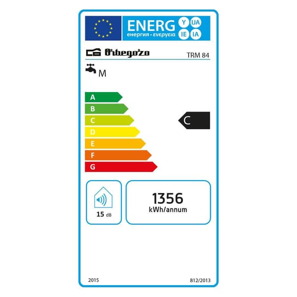 Orbegozo Lodret Elektrisk Termo Trm 84 80l 1500w