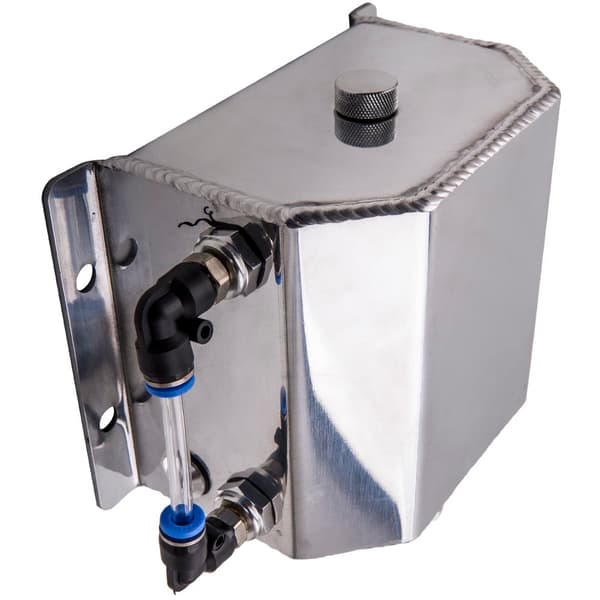 Bil Motor Olie Catch Can, 1L Kapacitet, Aluminium Konstruktion