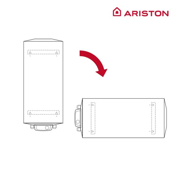 Ariston Fleck Nilo 200l 2500w Lodret Elektrisk Varmelegeme  One Size / EU Plug