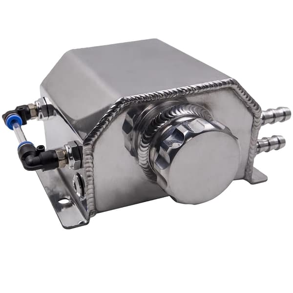 Bil Motor Olie Catch Can, 1L Kapacitet, Aluminium Konstruktion