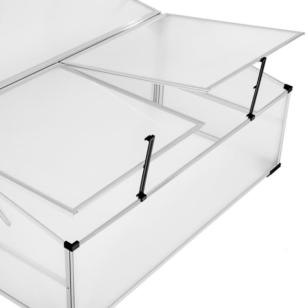 Minidrivhus - 102 x 102 x 41 / 31 cm