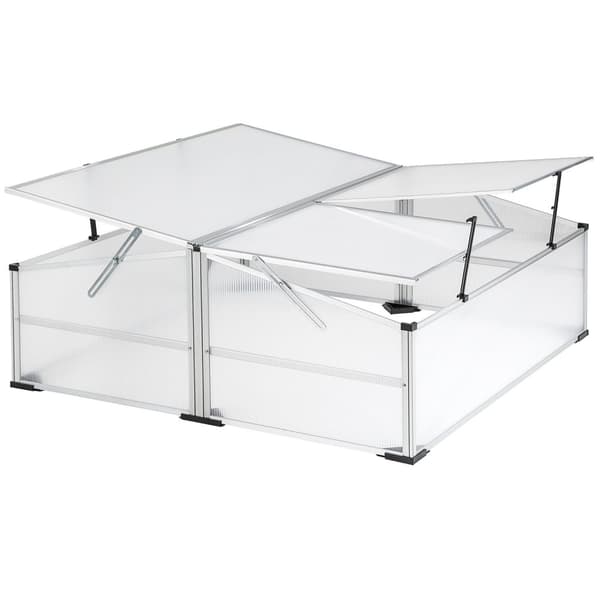 Minidrivhus - 102 x 102 x 41 / 31 cm