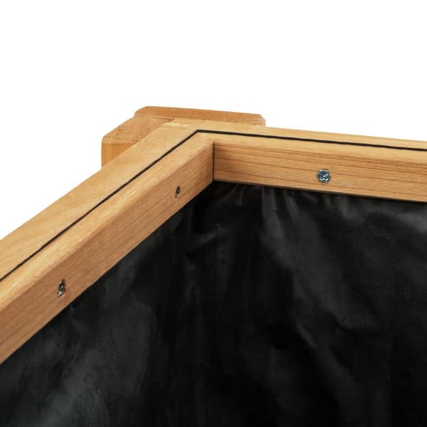 Højbed med opsats 119x57x124cm - brun