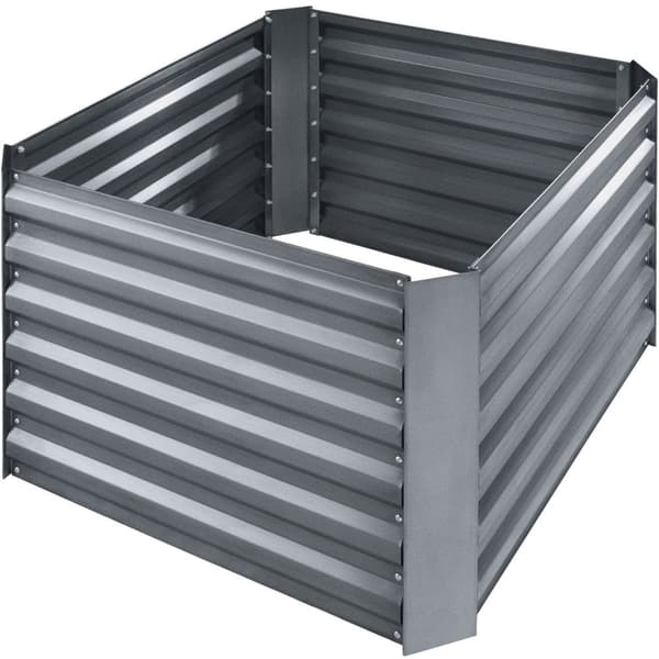Højbed Artemisia galvaniseret 80x80x57cm - grå