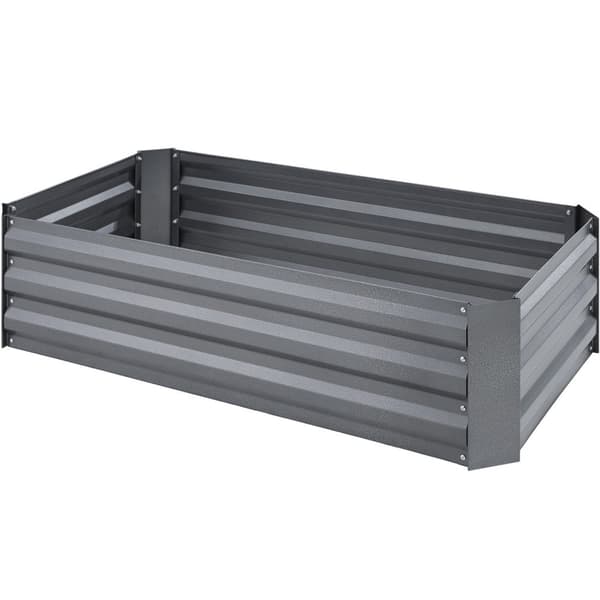 Højbed Pimpinella galvaniseret 120x60x30cm - grå
