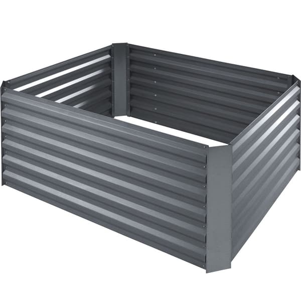 Højbed Salvia galvaniseret 120x90x57cm - sølv
