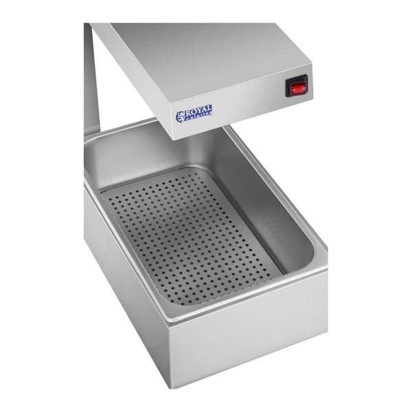 Gastronominen lämpölamppu, ruuanlämmitin 500W + GN1/1 astia