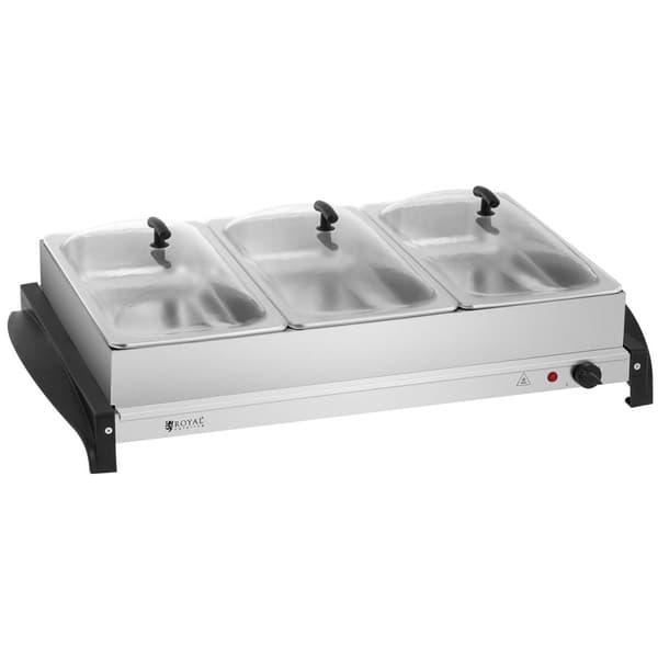 Sähkökäyttöinen ruoanlämmitin 3 astialle 400W Royal Catering