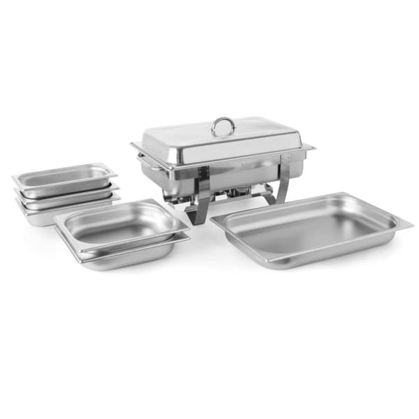 Matvärmare med pasta, stålljus, GN 1/1 - STOR SET