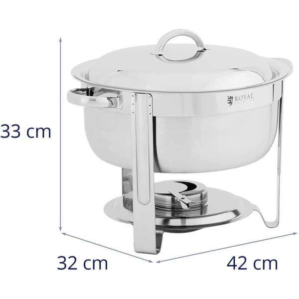 Buffet bain-marie varmelegeme til pastabaserede retter, rund, 5L