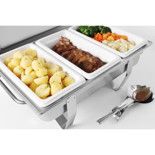 Matvärmare med pasta, stålljus, GN 1/1 - STOR SET