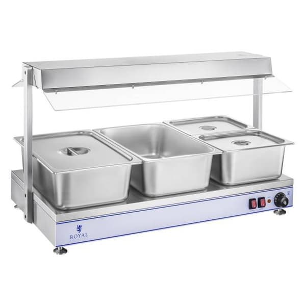 Elhäll värmebricka kompakt 3 halogenlampor 1550W 230V