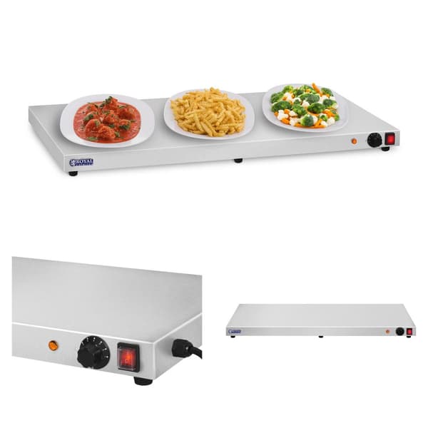 Elektrisk pladevarme bakke bordvarmer 600W Royal Catering