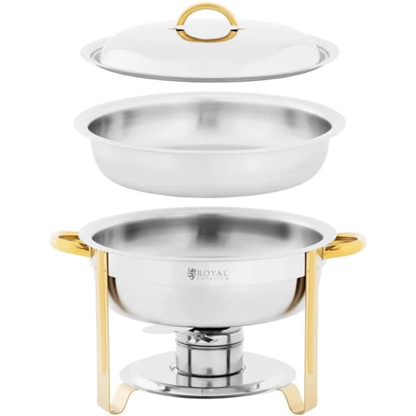 Rundabordsmatvärmare för pasta med lock, 4,5 l