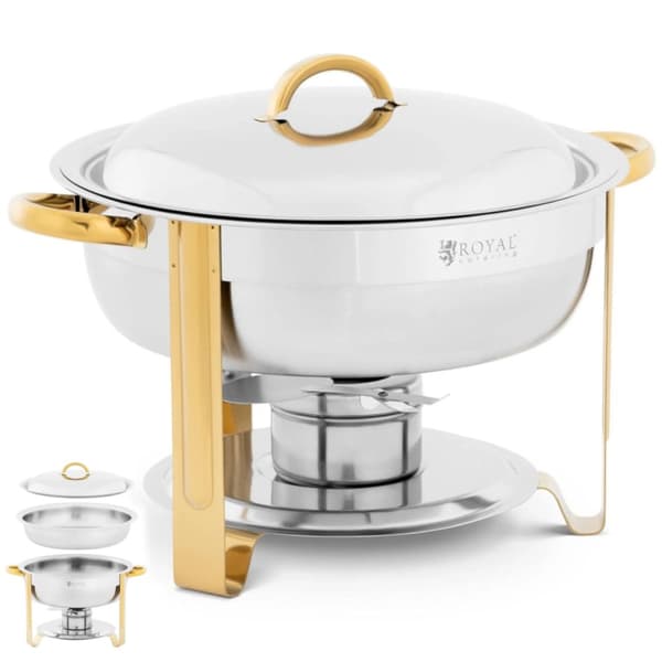Rundabordsmatvärmare för pasta med lock, 4,5 l