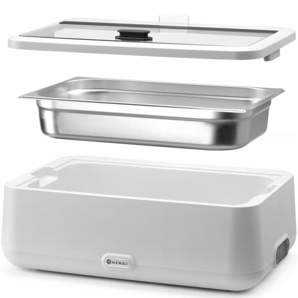 UNIQ elektrisk bain marie värmare 607 x 402 mm 700 W - vit