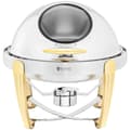 Pikkukuva 6 / 6: Pyöreä bain-marie-lämmitin pastapohjaisille ruokille, rolltop-kannen, 6 l