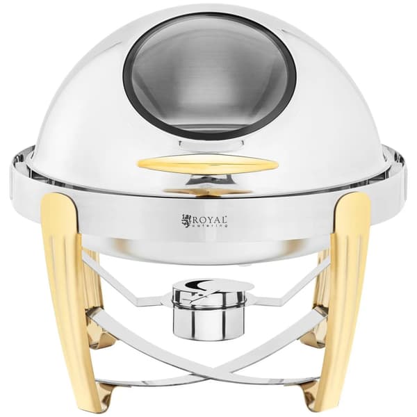 Rund bain-marie-värmare för pastabaserade rätter med rolltop-överdrag, 6 l