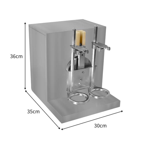 Automatic Boba Cup Sealer 500W & Bubble Tea Shaker FREE Film Box 500-650 Cups per Hour Plastic Paper 90/95 mm Diameter Stainless Steel