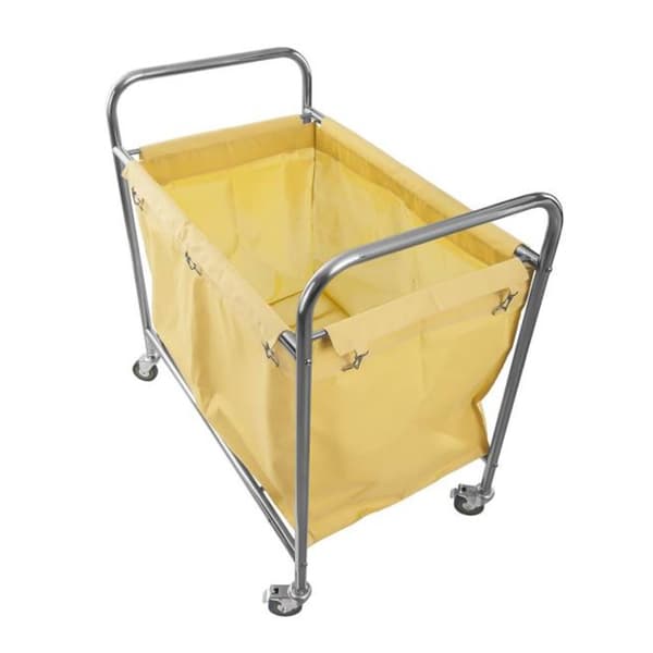 Snavset vasketøjsvogn, rustfrit stål, 250L