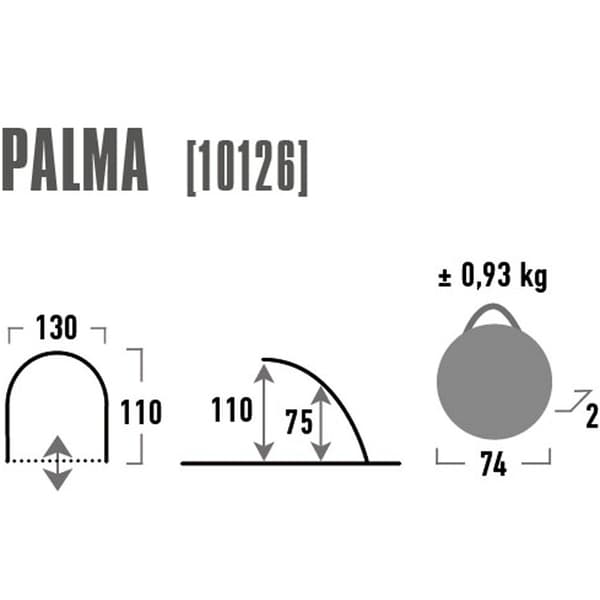 High Peak Palma Blue, Grey